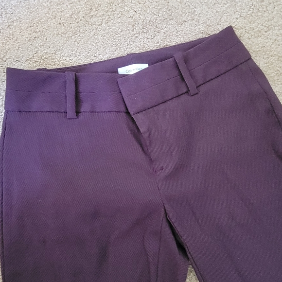 Calvin Klein pants purple Size 2 - Picture 2 of 3